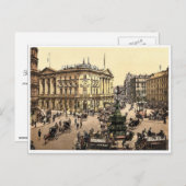 Piccadilly Circus, Londen, Engeland, zeldzame Phot Briefkaart (Voorkant / Achterkant)