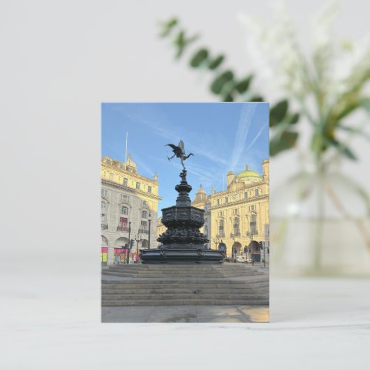 Piccadilly Circus, Londen Verenigd Koninkrijk Briefkaart (Staand voorkant)