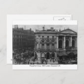 Piccadilly Circus London 1904, Engeland VK. Briefkaart (Voorkant / Achterkant)
