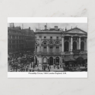 Piccadilly Circus London 1904, Engeland VK. Briefkaart