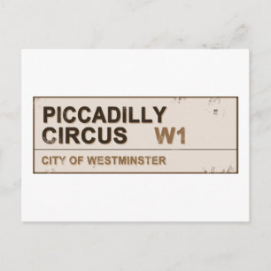 Piccadilly Circus London -  Briefkaart