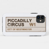 Piccadilly Circus London - Case-Mate iPhone Case (Achterkant (horizontaal))