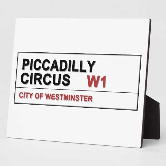 Piccadilly Circus London Fotoplaat (Zijkant)
