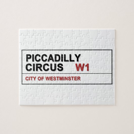 Piccadilly Circus London Legpuzzel (Horizontaal)
