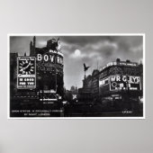 Piccadilly Circus, London  Poster (Voorkant)