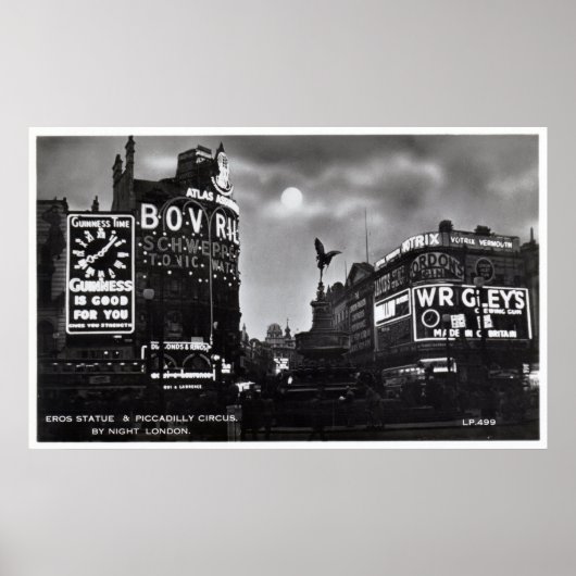 Piccadilly Circus, London Poster (Voorkant)