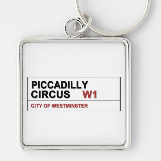 Piccadilly Circus London Sleutelhanger (Voorkant)