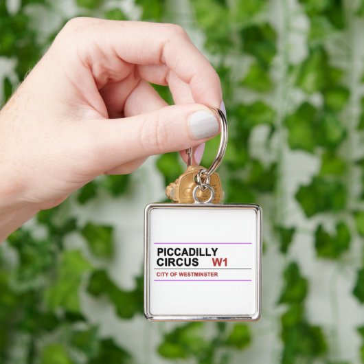 Piccadilly Circus London Sleutelhanger (Hand)