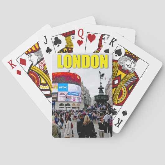 Piccadilly Circus - Pro foto Pokerkaarten (Achterkant)
