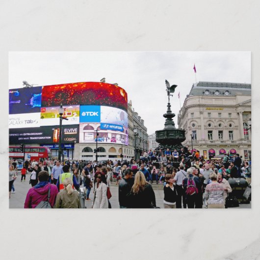 Piccadilly Circus - Professionele foto Briefpapier (Voorkant)