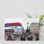 Piccadilly Circus - Professionele foto Briefpapier (Staand voorkant)