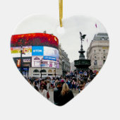 Piccadilly Circus - Professionele foto Keramisch Ornament (Voorkant)