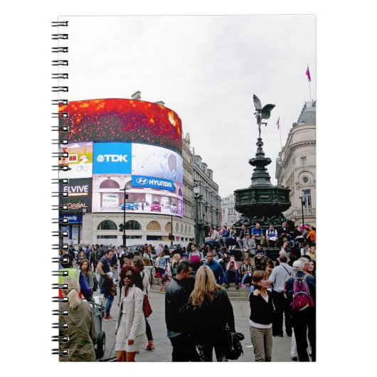 Piccadilly Circus - Professionele foto Notitieboek (Voorkant)