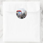 Piccadilly Circus - Professionele foto Ronde Sticker (Tas)