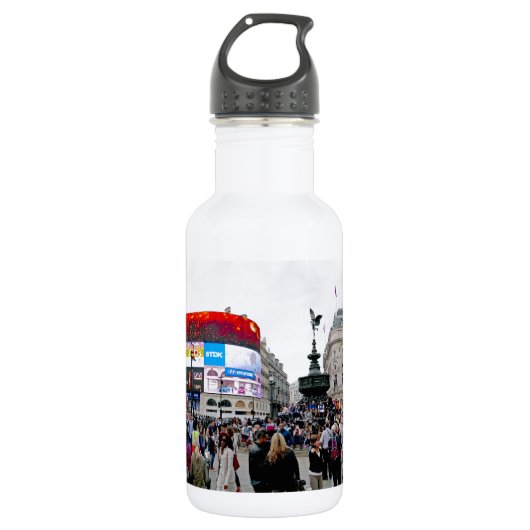 Piccadilly Circus - Professionele foto Waterfles (Voorkant)