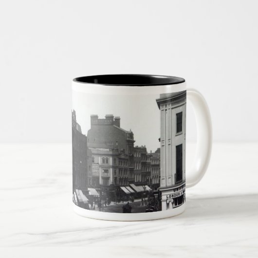 Piccadilly Circus Tweekleurige Koffiemok (Voorkant rechts)