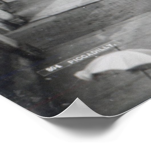 Piccadilly, Londen Poster (Hoek)