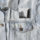 Piccadilly, Londen Vierkante Button 5,1 Cm (In situ)