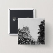 Piccadilly, Londen Vierkante Button 5,1 Cm (Voorkant /achterkant)