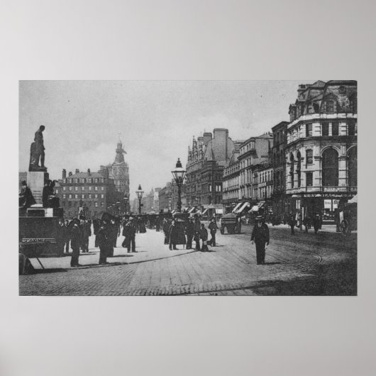 Piccadilly, Manchester, c.1910 Poster (Voorkant)