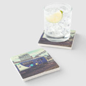 Piccadilly Manchester Stenen Onderzetter (Zijkant)