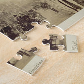 Piccadilly naar Oost gericht (foto sepia) Legpuzzel (Zijkant)