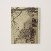 Piccadilly naar Oost gericht (foto sepia) Legpuzzel (Verticaal)