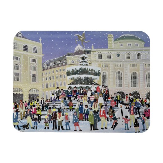 Piccadilly Snow Scene Magneet (Horizontaal)