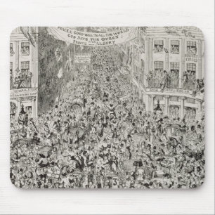 Piccadilly tijdens de Grote tentoonstelling, 1851 Muismat