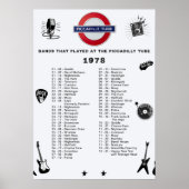 Piccadilly Tube - 1978 Poster (Voorkant)