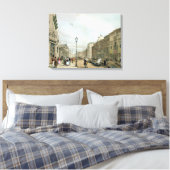 Piccadilly uit de hoek van Old Bond Street, van Canvas Afdruk (Insitu (Slaapkamer))