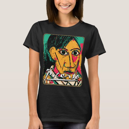 Piccaso Abstract T-shirt (Voorkant)