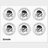 PICCAVI Memento Mori Ronde Sticker (Vel)