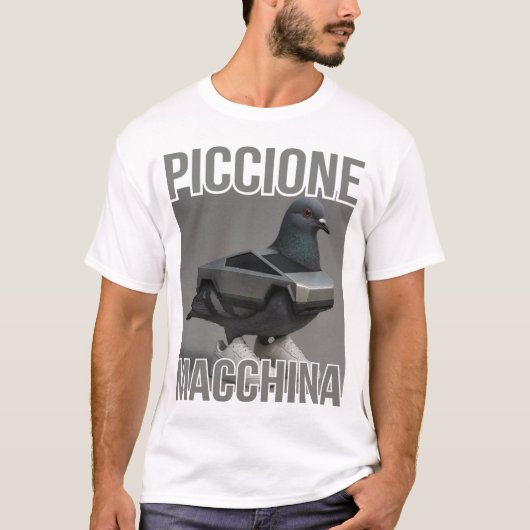 Piccione Macchina - Duivenauto Meme T-shirt (Voorkant)