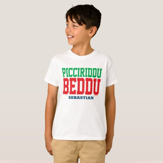 Picciriddu Beddu T-shirt (Voorkant volledig)