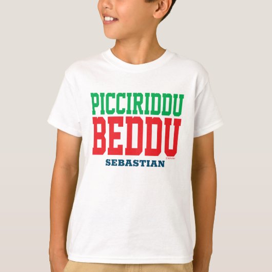 Picciriddu Beddu T-shirt (Voorkant)