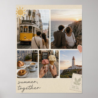 PicCollage-sjabloon - Poster 30x40 cm