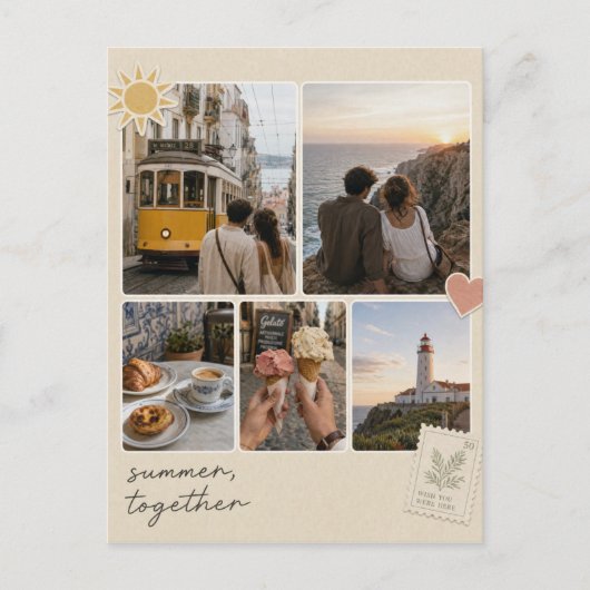 PicCollage-sjabloon - Postkaart 4x6 (Voorkant)