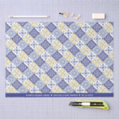 Piccolo Amore Italiaans Tegels Blue Lemon Baby sho Tissuepapier (Craft)