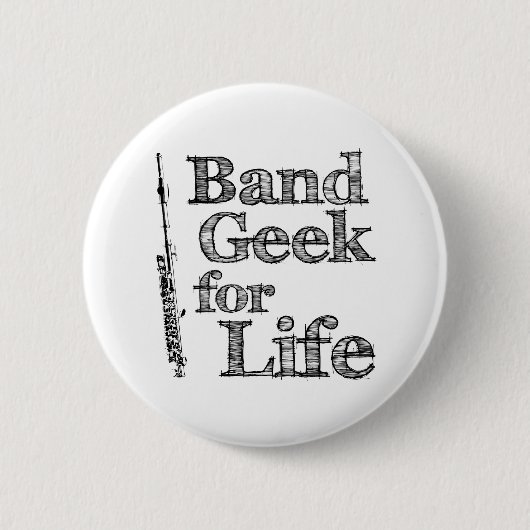 Piccolo Band Geek Ronde Button 5,7 Cm (Voorkant)