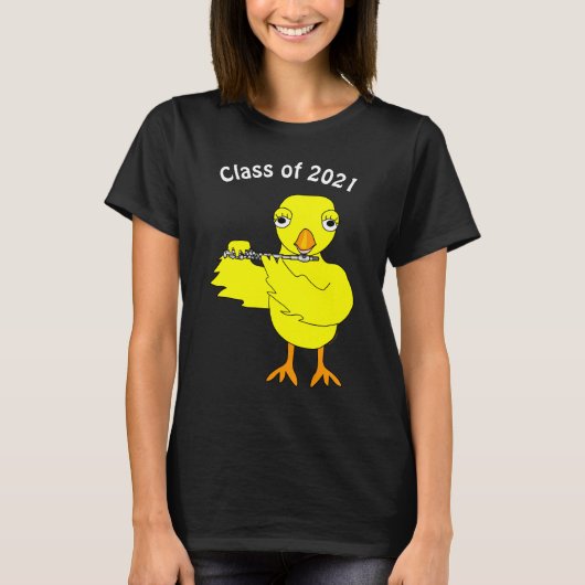 Piccolo Chick Afstuderen T-shirt (Voorkant)