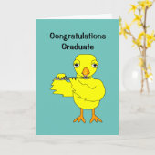 Piccolo Chick Kaart (Gele Bloem)