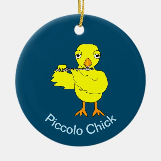 Piccolo Chick Keramisch Ornament (Voorkant)