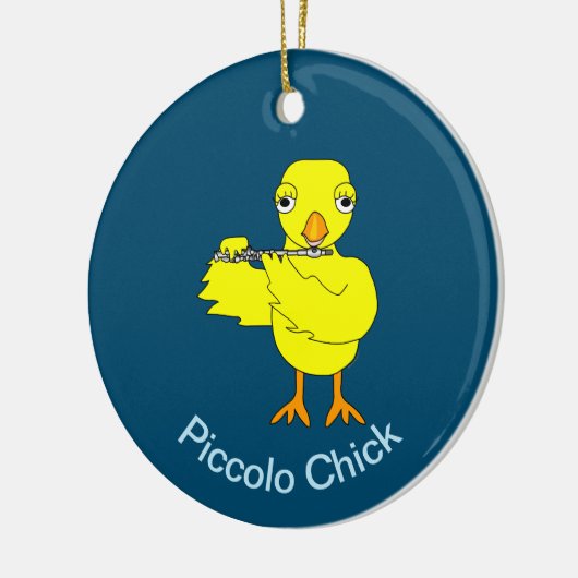 Piccolo Chick Keramisch Ornament (Links)