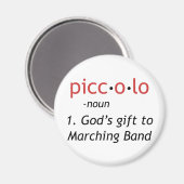 Piccolo-definitie Magneet (Voorkant / Achterkant)