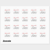 Piccolo-definitie Ronde Sticker (Vel)