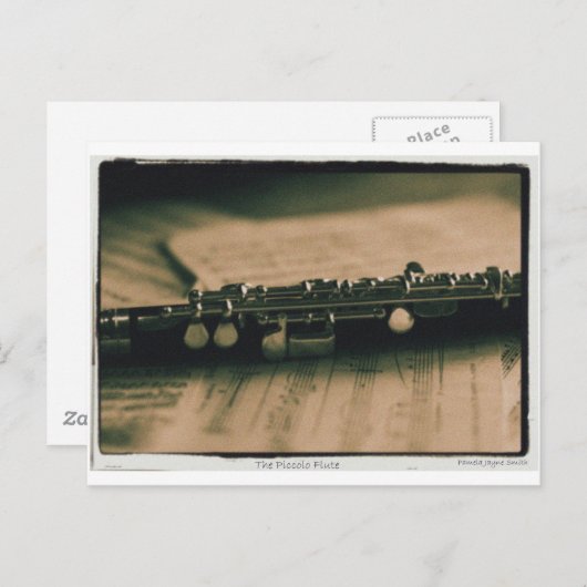 piccolo Flute 1839 Briefkaart (Voorkant / Achterkant)