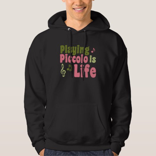 Piccolo is het leven hoodie (Voorkant)
