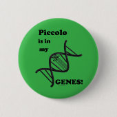 Piccolo is in mijn genen ronde button 5,7 cm (Voorkant)
