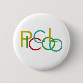 Piccolo Letters Ronde Button 5,7 Cm (Voorkant)